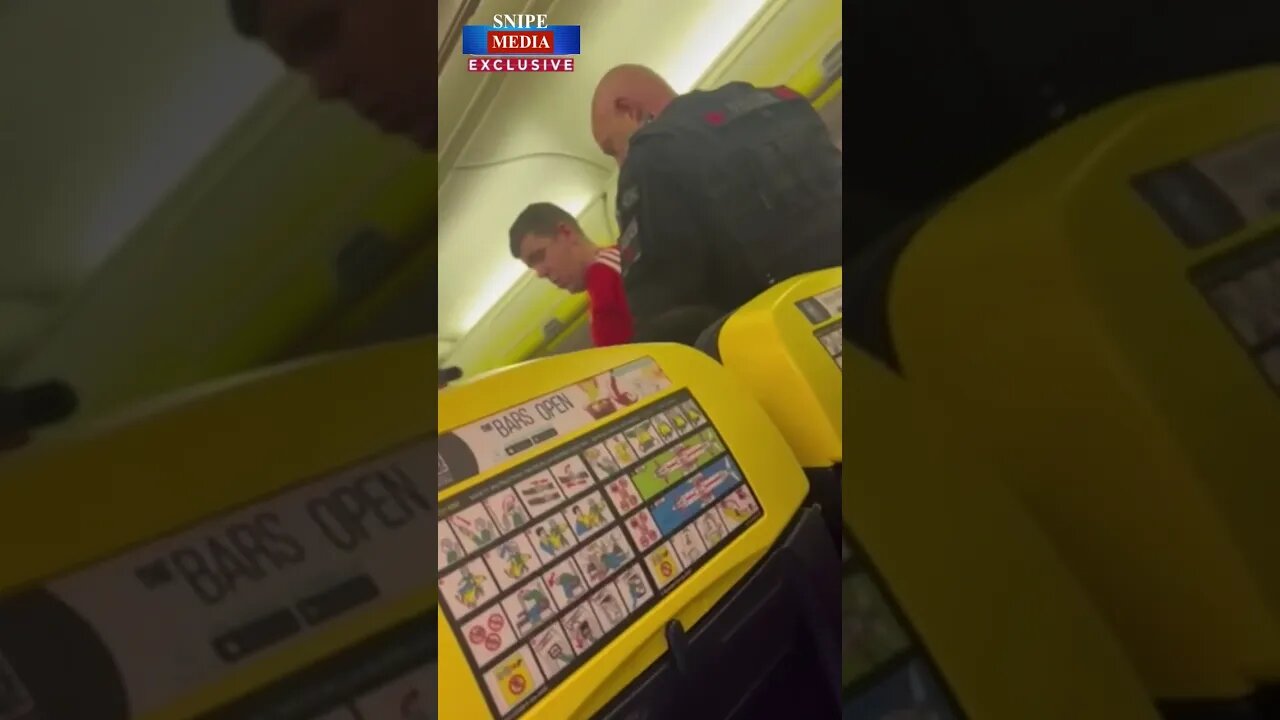 Drunken Ryanair passenger fights with cabin crew before take-off