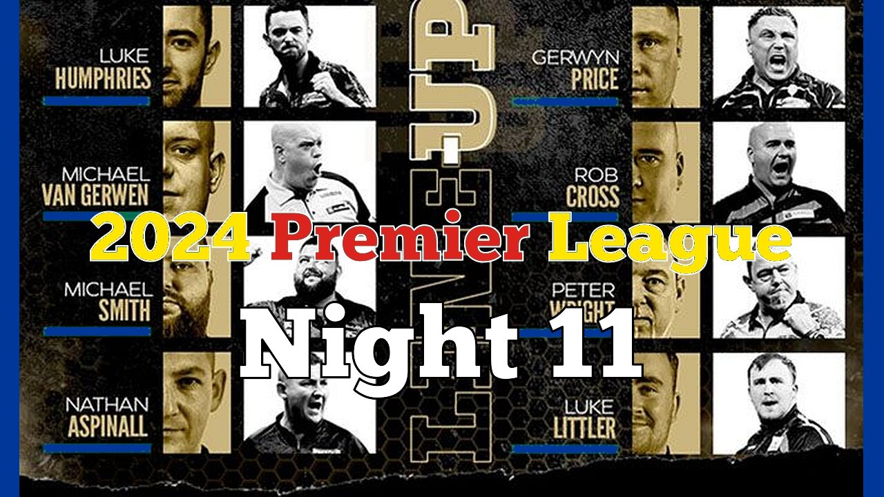 2024 Premier League Night 11 van Gerwen v Aspinall