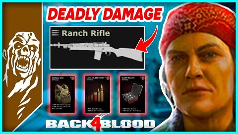 PATIENT HUNTER DPS RANCH RIFLE AR DECK BUILD! - Back 4 Blood Post Update Patch Notes Deck Build 2022