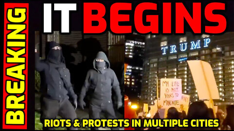 Riots & Protests Break Out in Multiple US Cities - Mass Arrests Made