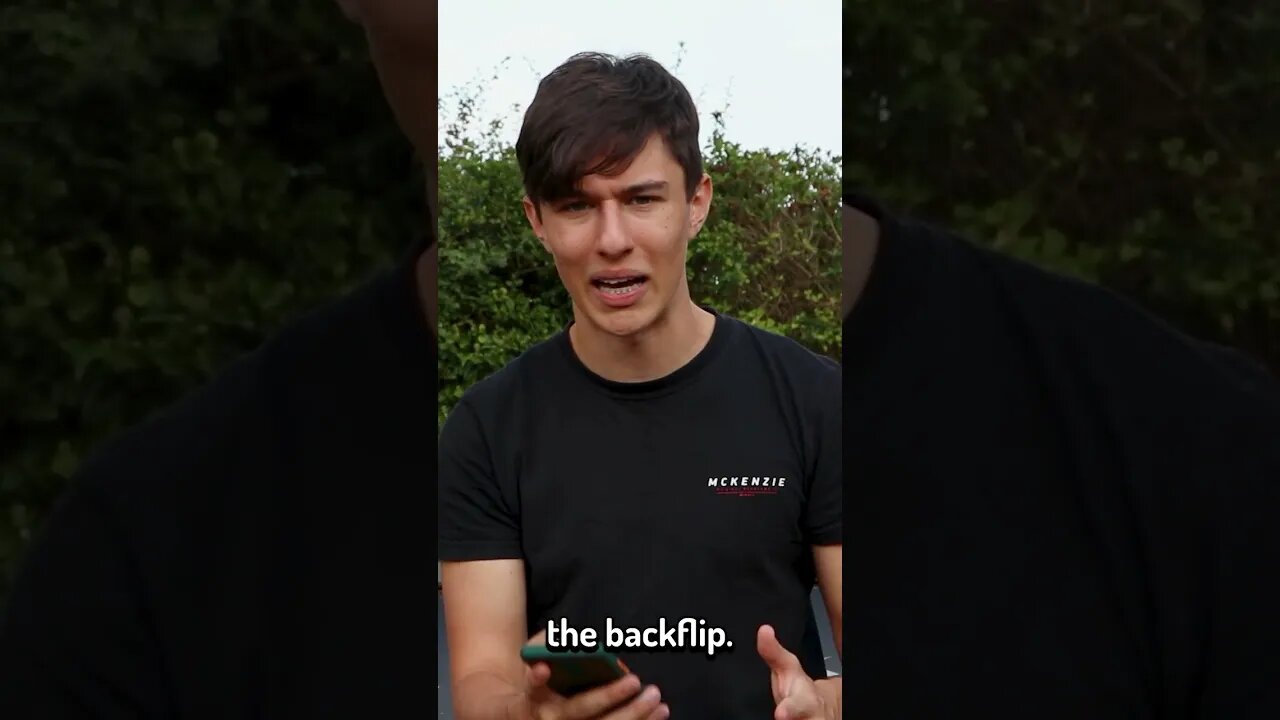 i learnt a backflip in one day