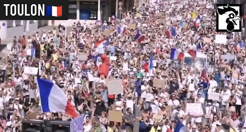 3,000,000 protesters all over the cities in France for Vaccine pass