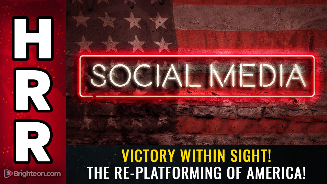 VICTORY within sight! The RE-PLATFORMING of America!