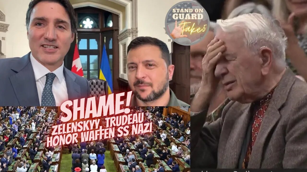 Trudeau, Zelenskyy brings former Waffen-SS soldier to Parliament for Standing Ovation | SOG Take 5