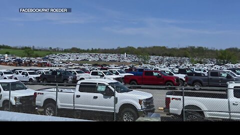 Thousands of Ford trucks parked, can't be sold