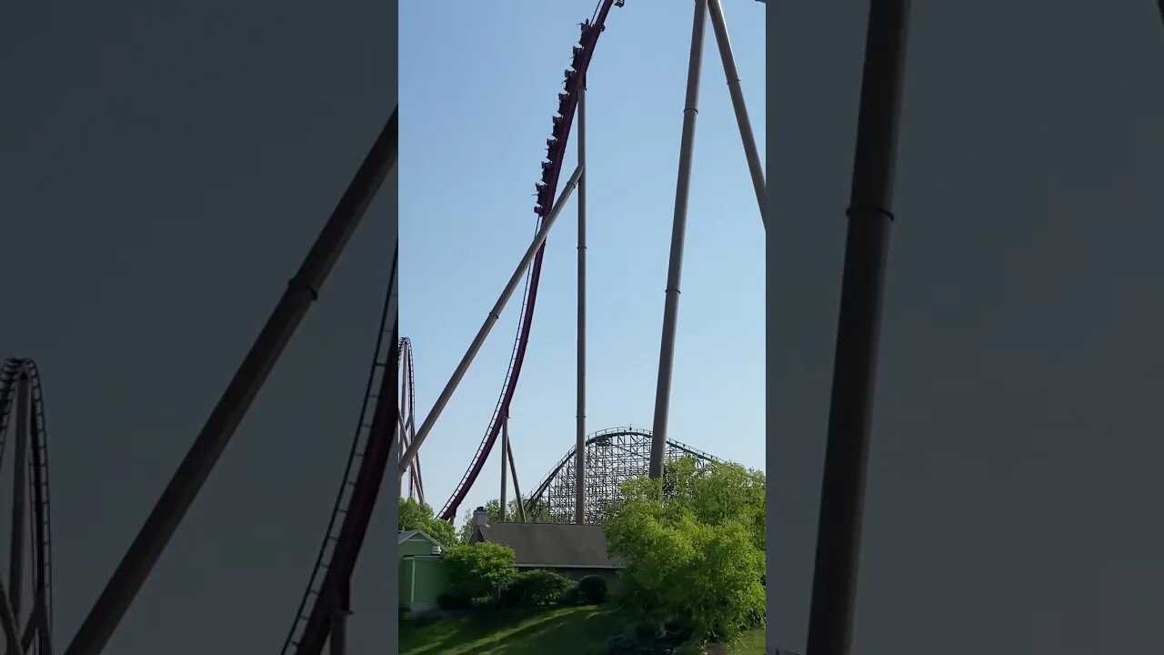 Diamondback’s first drop at Kings Island