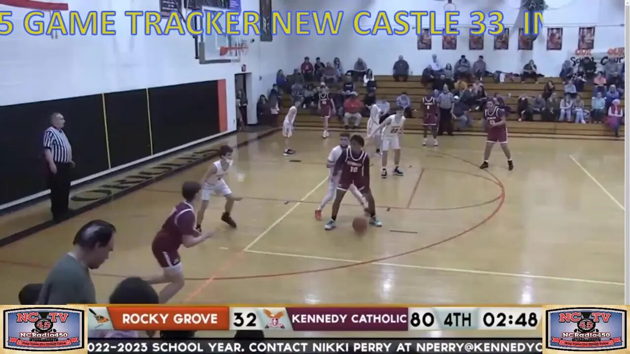 NCTV45 Presents High School Basketball KENNEDY CATHOLIC VS ROCKY VARSITY JAN 21 2022