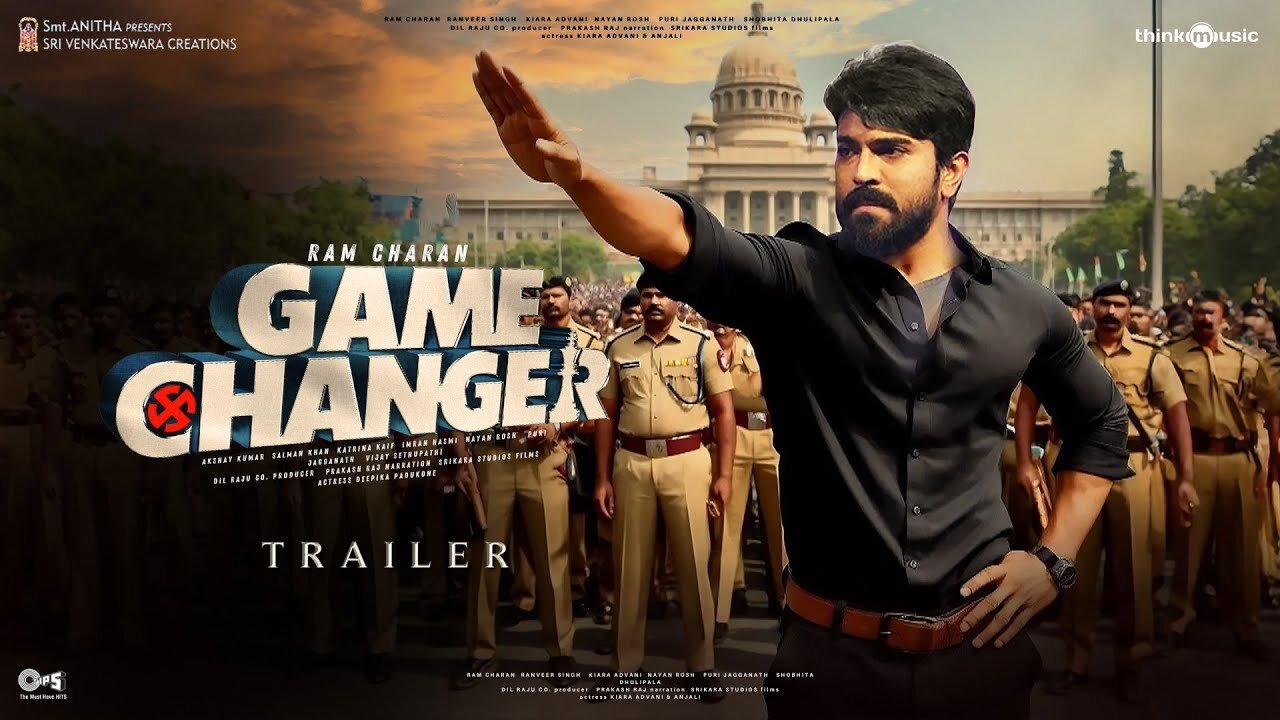 Game Changer movie - Trailer | Ram Charan | Kiara Advani | S. J. Suryah | S. Shankar | Dil Raju