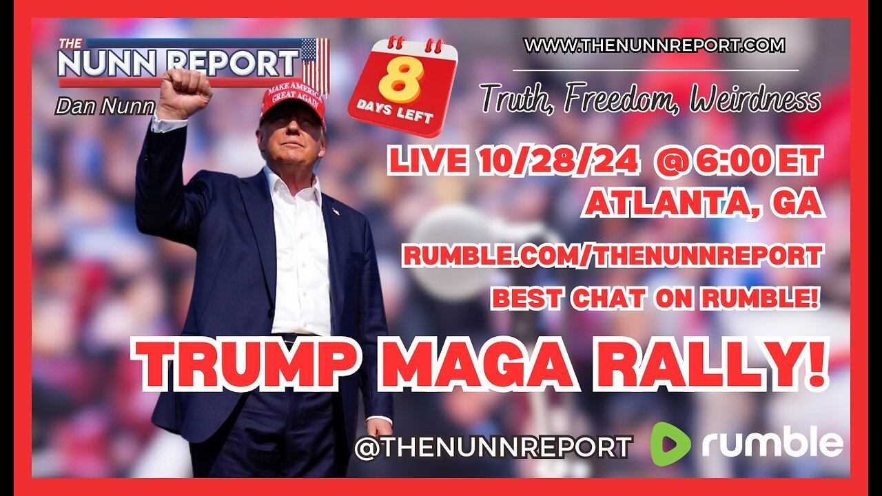 LIVE Trump MAGA Rally – Atlanta, GA @ 6 ET