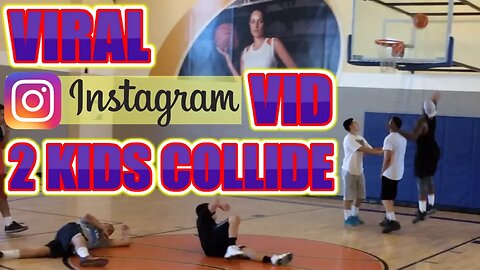 Viral Bone Collector 2 Kids Colliding Basketball Instagram Clip