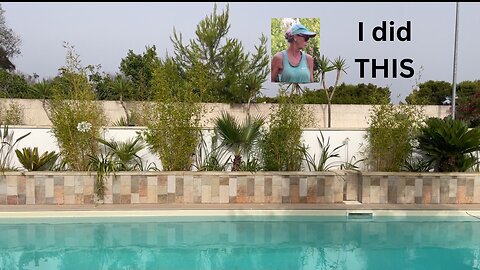 Transform Your Poolside with a Beautiful DIY Planter! 🌿💦