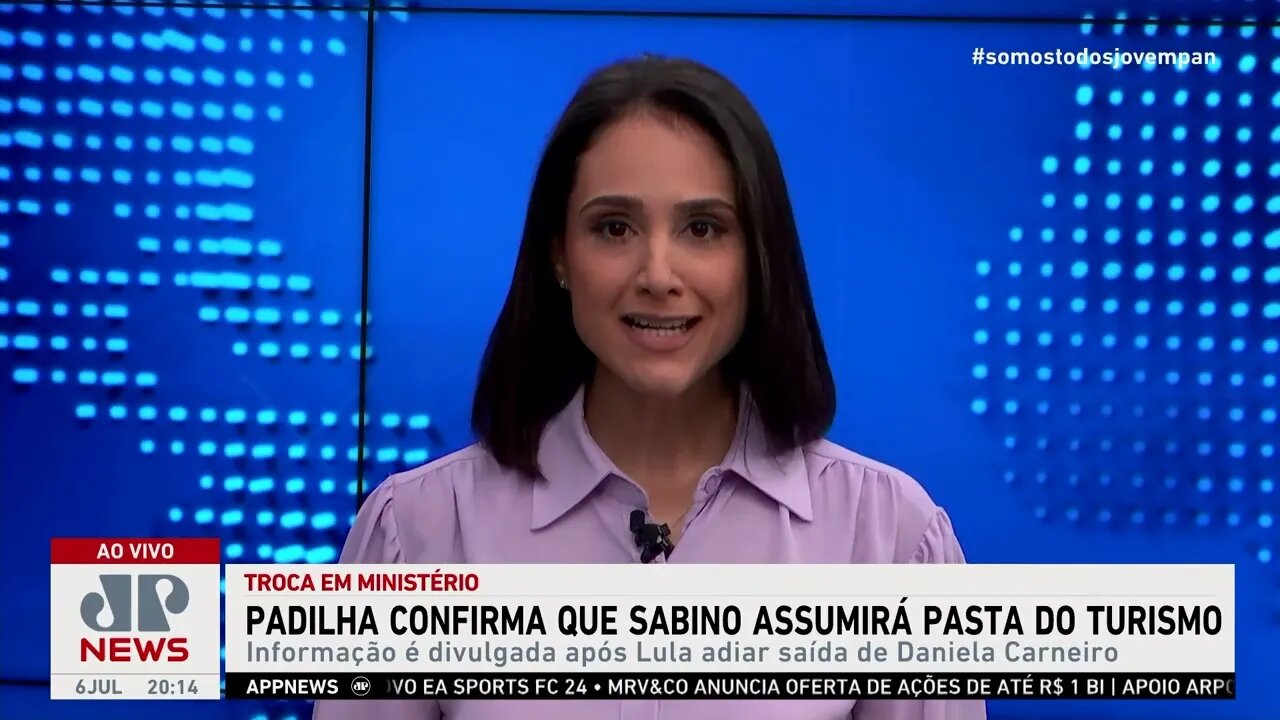 Alexandre Padilha confirma Sabino assumirá pasta do Turismo; Dora Kramer comenta