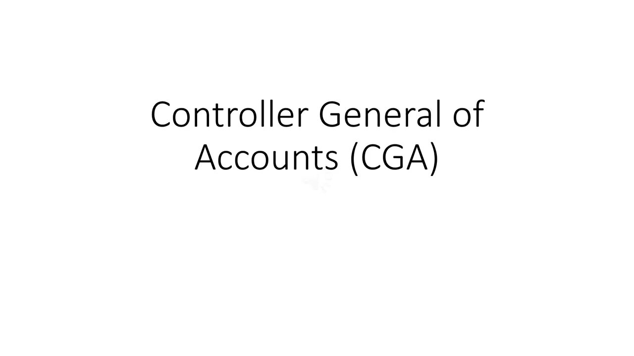 Controller General of Accounts CGA