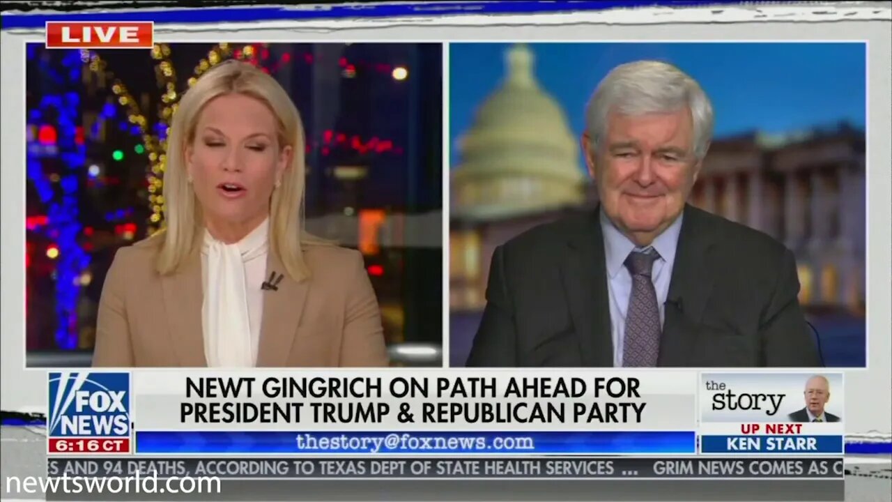 Newt Gingrich on Fox New's The Story with Martha MacCallum | Nov. 11 2020