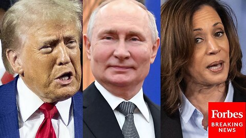 JUST IN: Trump Reacts To Vladimir Putin Endorsing Kamala Harris For President