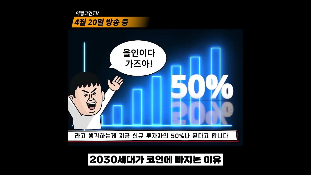 젊은 세대가 코인투자를 할 수 밖에 없는 이유? 비트코인 2억 가는길 참 멀다!|비트코인 전망 투자전략 차트분석 실시간방송 쩔코TV|220420 생방송 편집본 #shorts #쇼츠