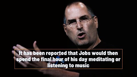 3 Things Steve Jobs Did Every Night To Sleep Better