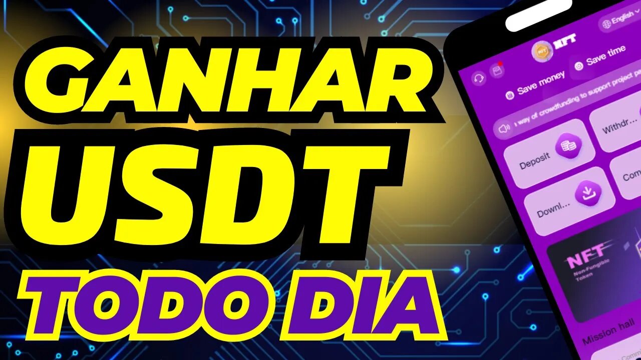 NFTUSDT Dolares Todos os Dias Fazendo Tarefas + Saque Prova de Saque de 2 USDT