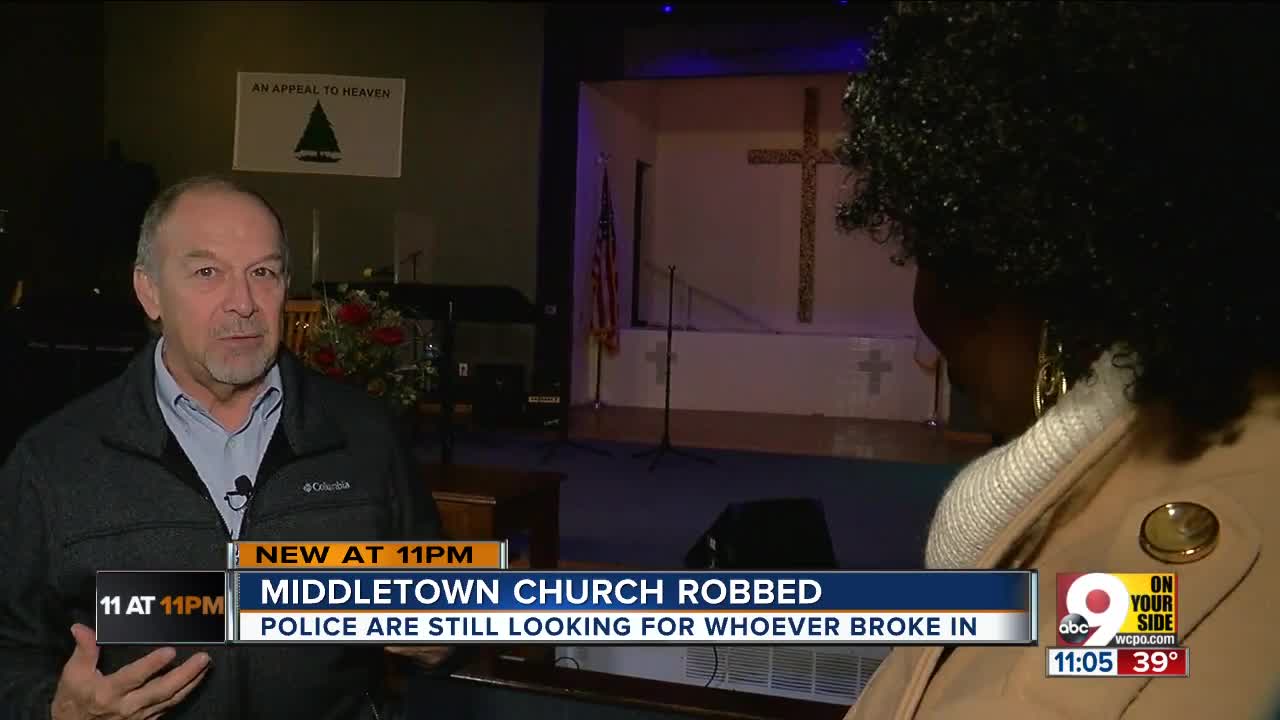 Middletown Pastor says 'no anger' after church is robbed