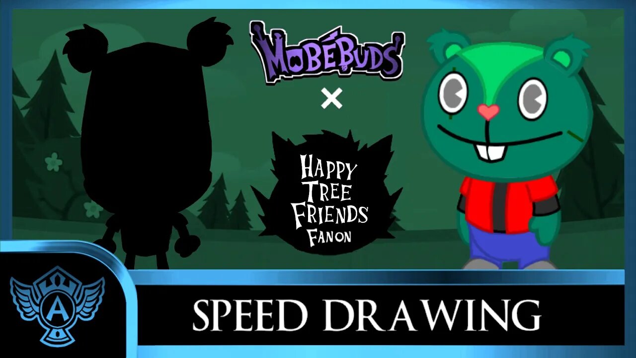 Speed Drawing: Happy Tree Friends Fanon - Frilless | Mobebuds Style