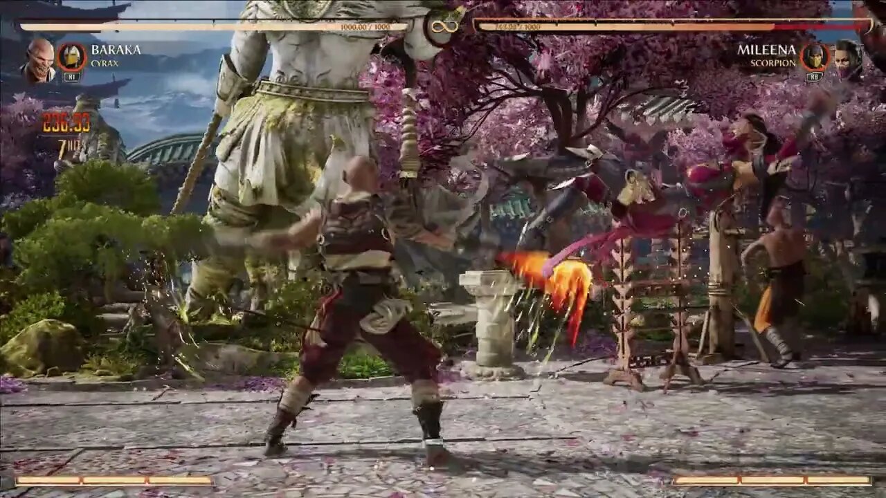 Mortal Kombat 1 - Baraka No Bar Combo