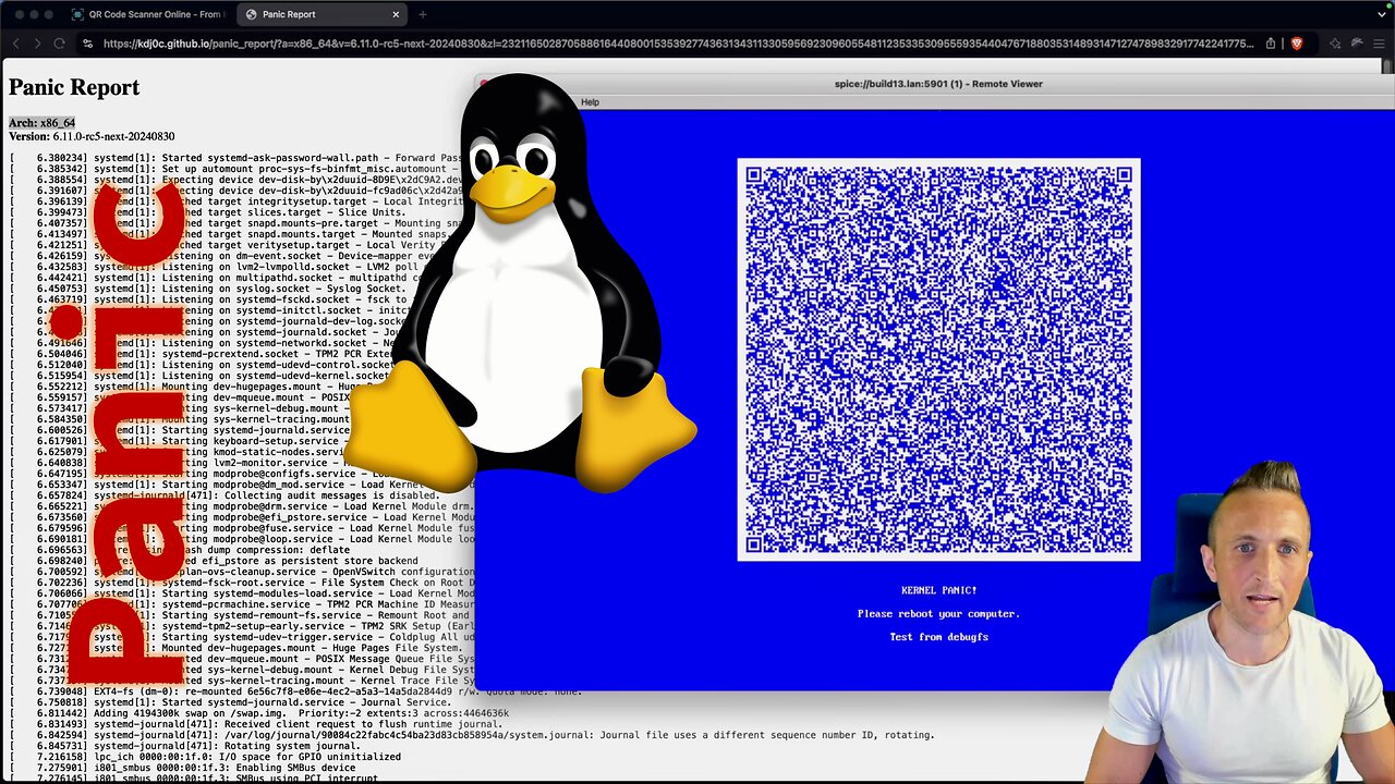 Blue Screen of Death for Linux!