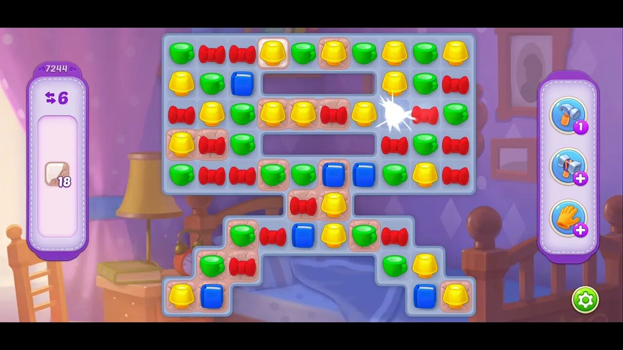 Playrix Homescapes Gameplay Walkthrough Level 7244