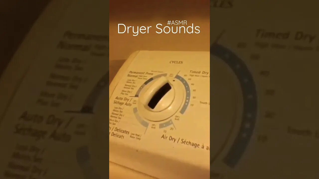 Dryer Sounds for Sleep | #triggers #asrm #clothes #new #dryingmachine #breath #relax #reikihealing