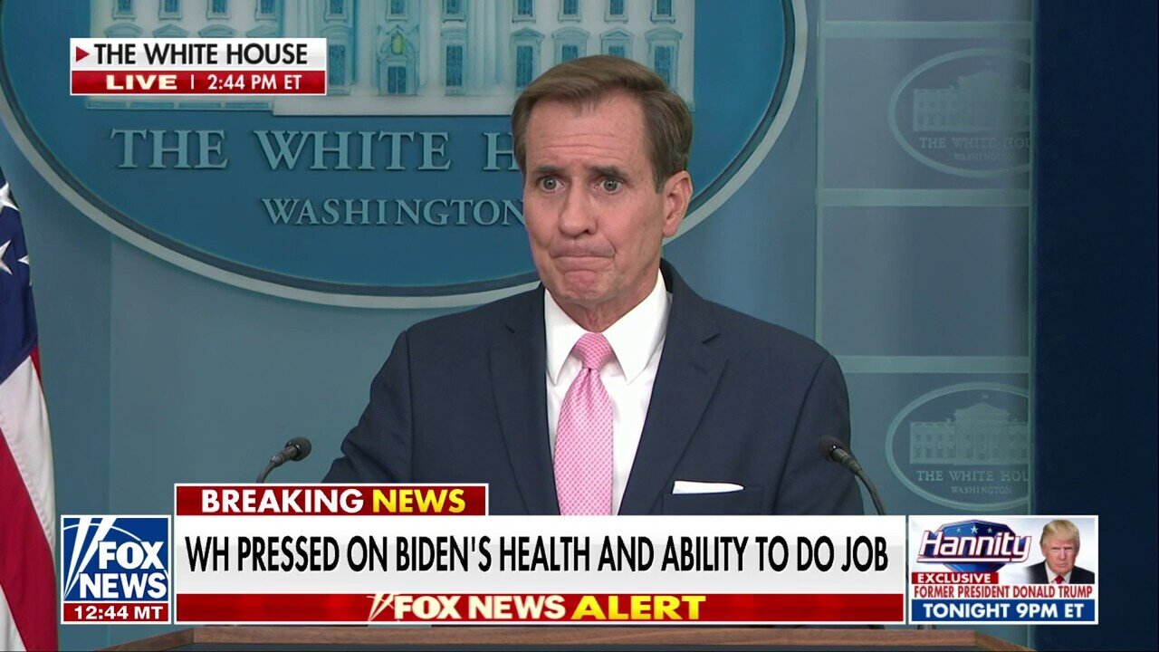 John Kirby 'Uncomfortable' Answering Questions About Biden's Mental Acuity