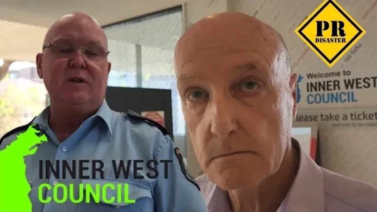 HYSTERICAL Inner West Council call POLICE over false TRESSPASS!