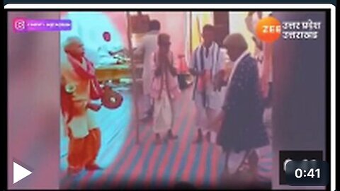 Priest suddenly collapses and dies while doing bhajan during kirtan. 😵‍