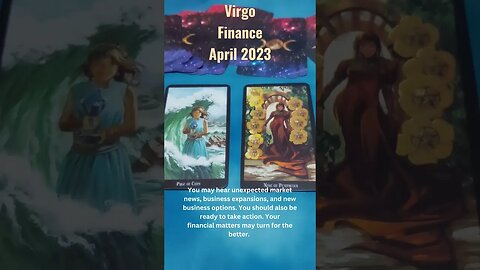 Virgo Finance April 2023 #finance #tarotreading #tarot #money #virgo