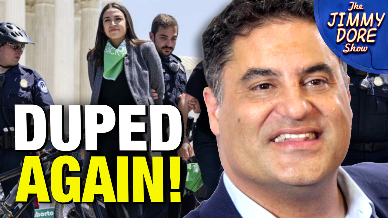 Cenk Uygur Falls For AOC’s Invisible Handcuffs Stunt