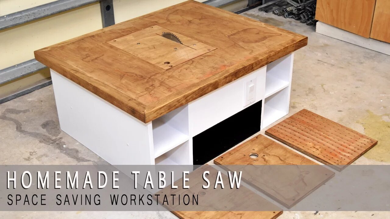 4 in one Homemade Table Saw Modular | Plans Available