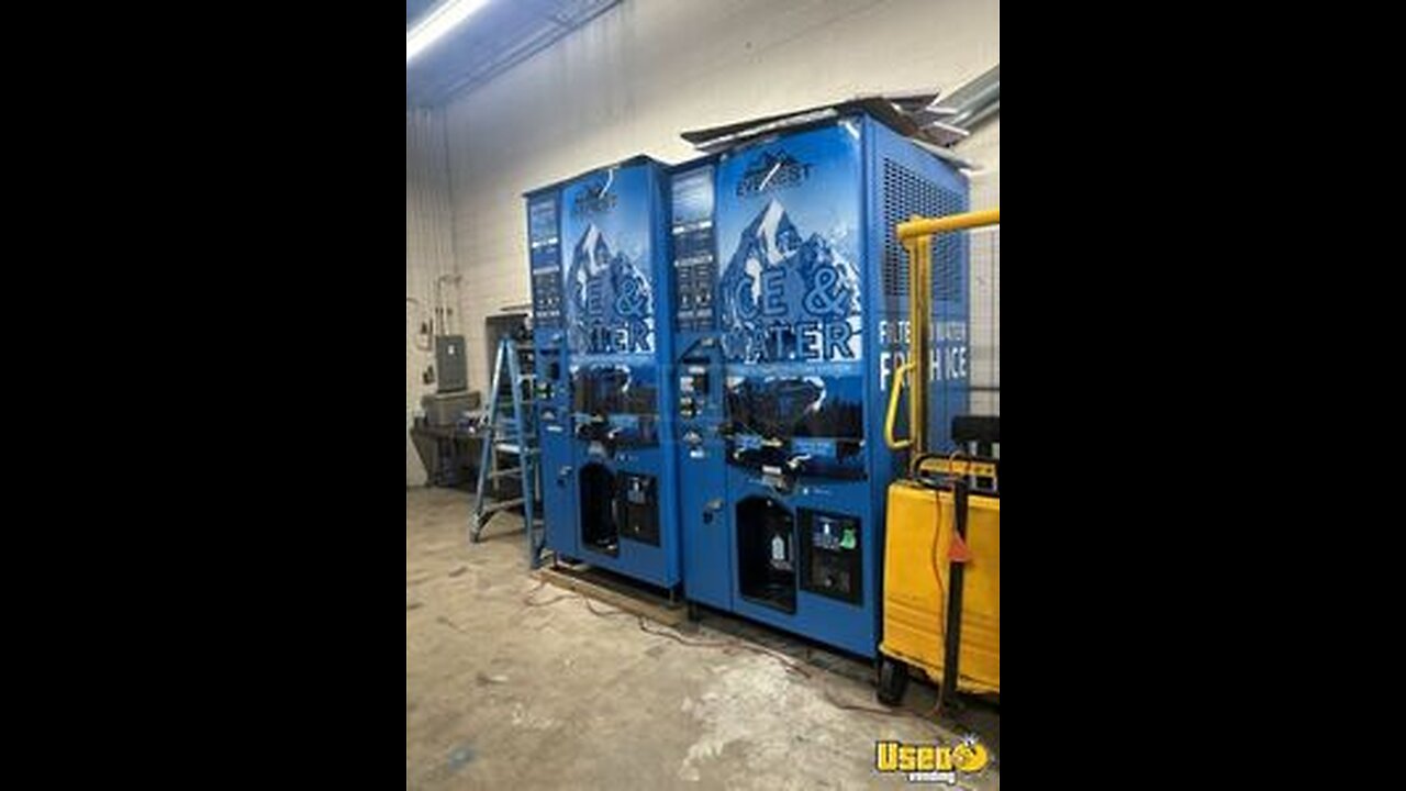 (2) 2022 Everest VX3 Ice Bagged Ice and Filtered Water Vending Machine For Sale in Colorado