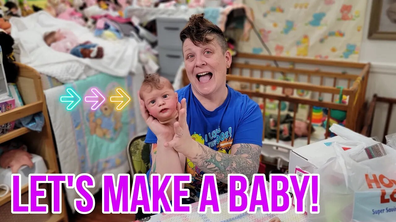 Let's Make a Baby! FIRST TATTOO For Baby| Hobby Lobby Haul| nlovewithreborns2011