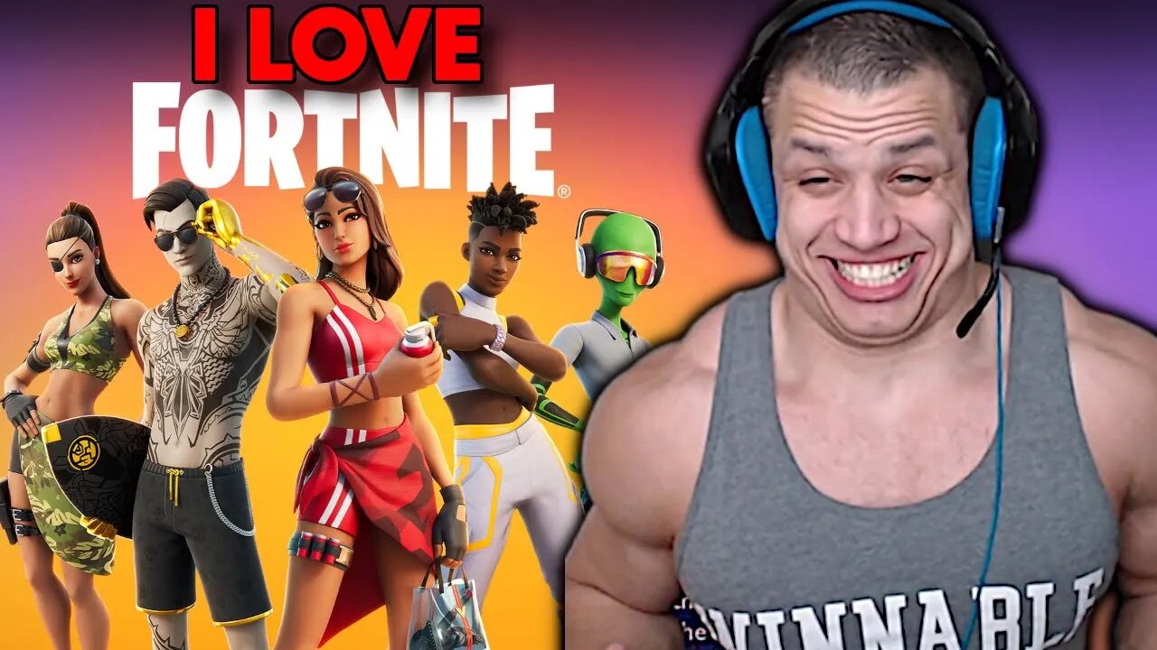 Tyler1 Plays Fortnite 2023 - FULL VOD