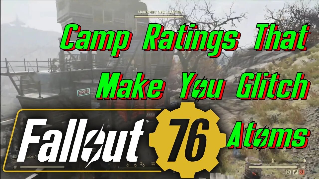 Fallout 76 Camp Rating With Scoreboard Atom Glitch