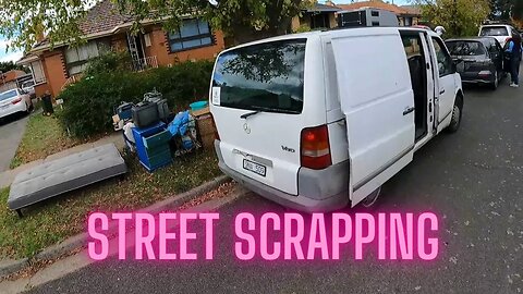 Street scrap the curbs of Melbourne