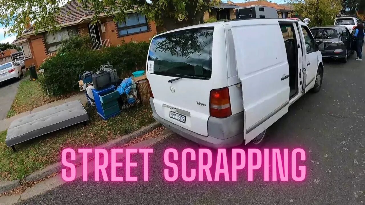 Street scrap the curbs of Melbourne