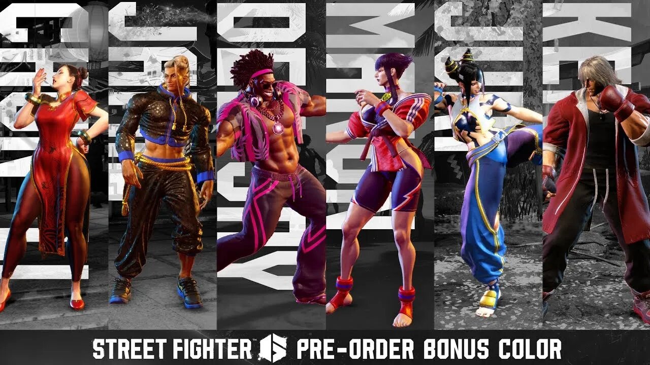 🕹🎮🥊Street Fighter 6 『ストリートファイター6』 Pre Order Bonus Color