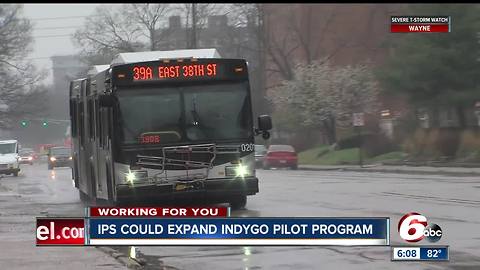 More IPS students could soon be riding the IndyGo bus to school