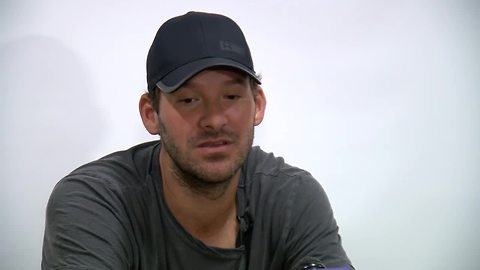 Tony Romo visits his hometown of Burlington