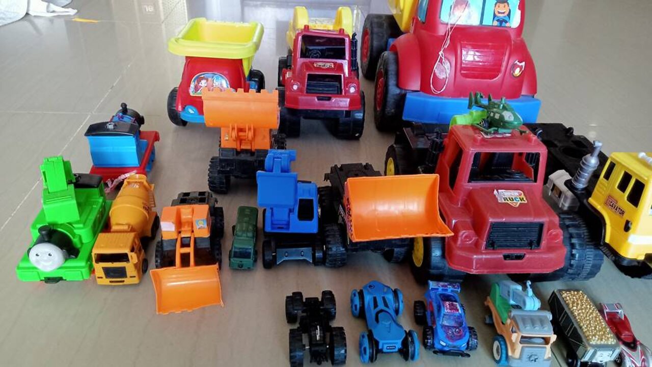 Toy cars and trucks for kids