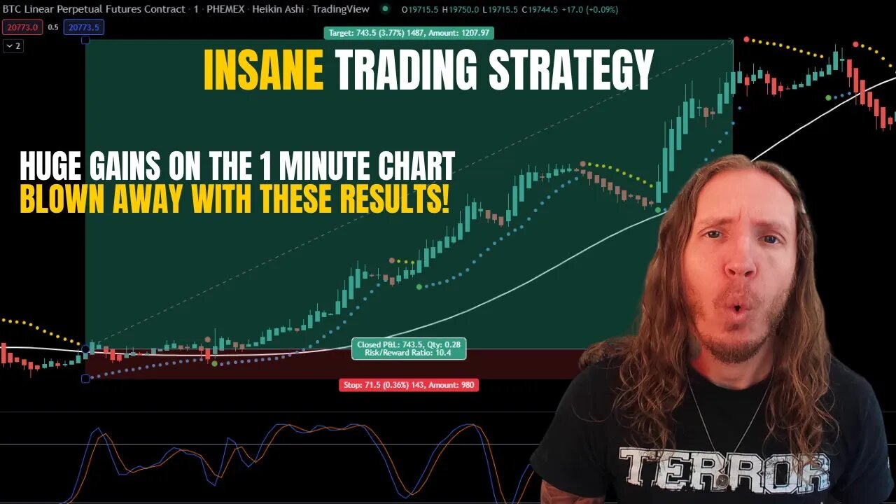 Heikin Ashi 1m Scalping Strategy For INSANE Results! I Am Blown Away