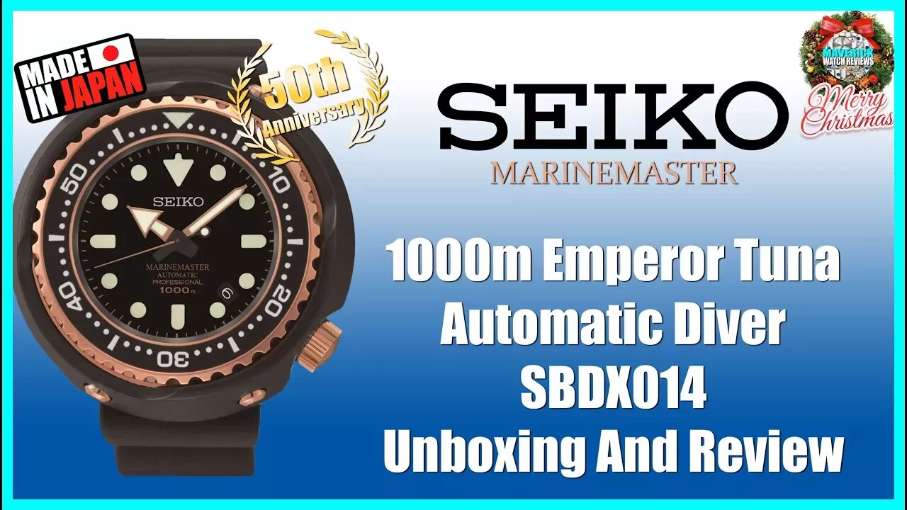 Wrist Candy! | Seiko Marinemaster 1000m Emperor Tuna Automatic Diver SBDX014 Unbox & Review