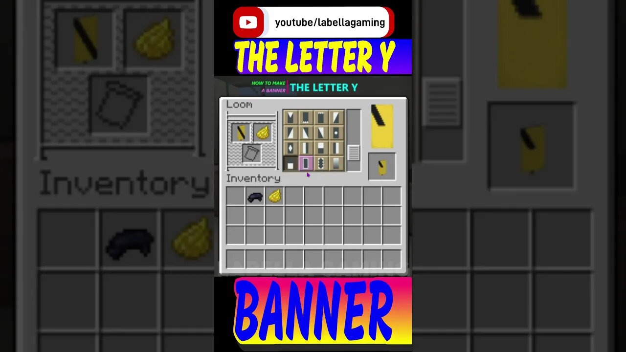 How To Make The Letter Y Banner | Minecraft