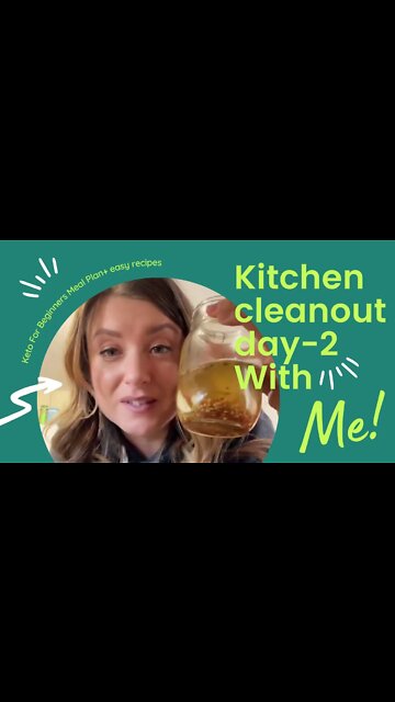 Kitchen Cleanout Day 2 #kitchenclean #cleanout #eatathome