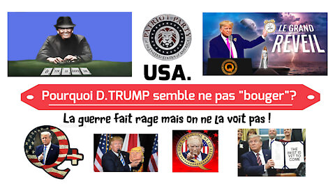 USA / Pourquoi D.TRUMP semble ne pas "bouger"? La réponse est ici ... (Hd 1080)