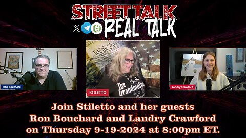 Rebroadcast of Street Talk with Stiletto 9-19-2024